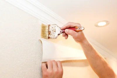 Pose de papier peint à Mœrnach — revêtements muraux et toiles de verre